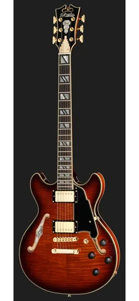 DAngelico Excel Mini DC Amaretto Burst, yksityiskohta 2