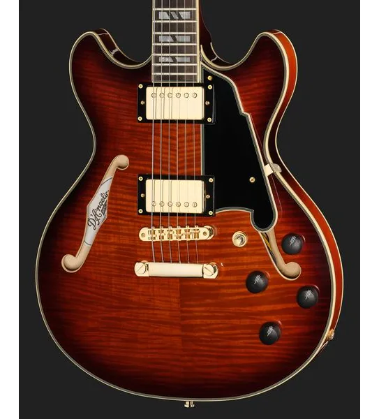 DAngelico Excel Mini DC Amaretto Burst, yksityiskohta 4