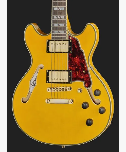 DAngelico Excel Mini DC Amber, yksityiskohta 4