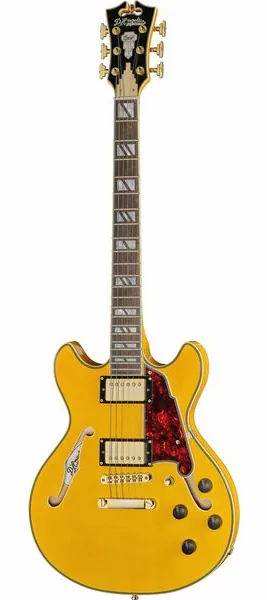 DAngelico Excel Mini DC Amber edestä