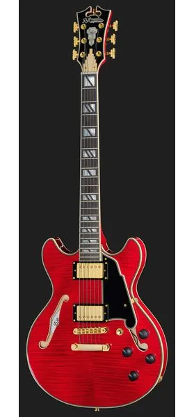 DAngelico Excel Mini DC Trans Cherry 25, yksityiskohta 2