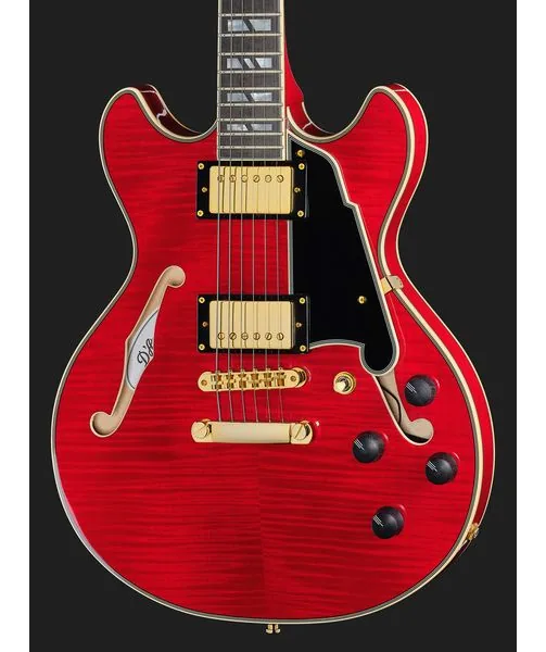 DAngelico Excel Mini DC Trans Cherry 25, yksityiskohta 4