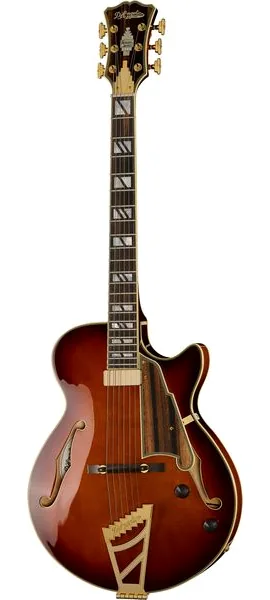 DAngelico Excel SS Soho Amaretto Burst edestä