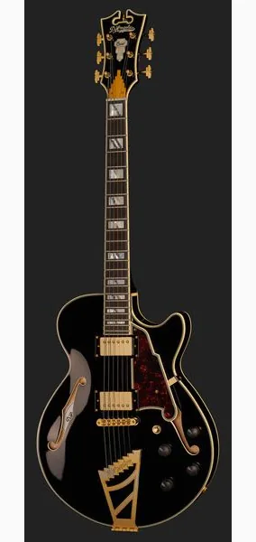 DAngelico Excel SS Solid Black, yksityiskohta 2