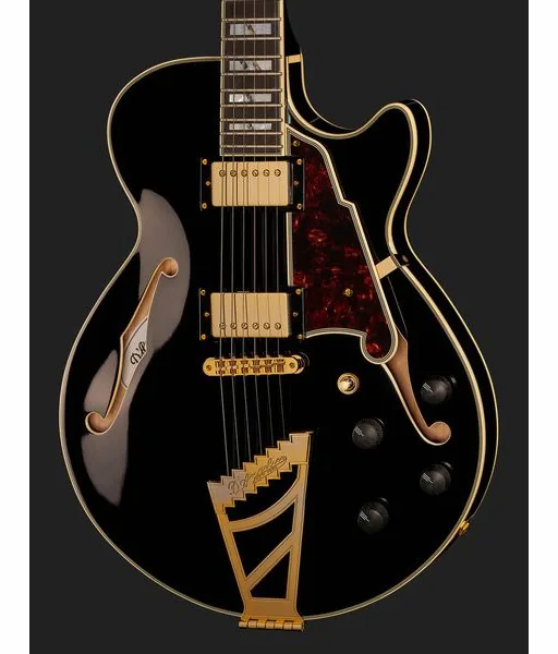 DAngelico Excel SS Solid Black, yksityiskohta 4