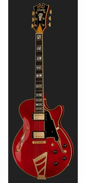 DAngelico Excel SS Trans Cherry, yksityiskohta 2