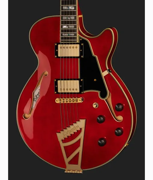 DAngelico Excel SS Trans Cherry, yksityiskohta 4