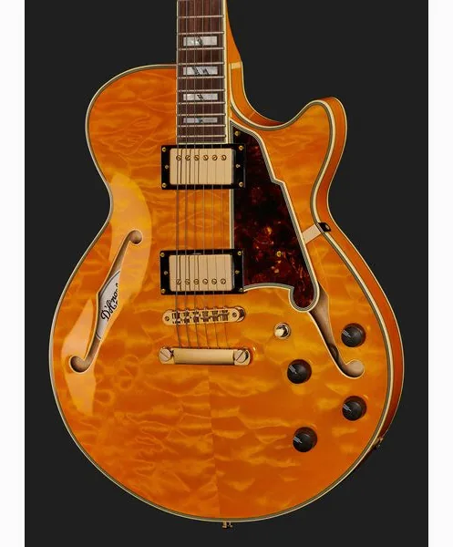 DAngelico Excel SS XT Vintage Nat Quilt, yksityiskohta 4
