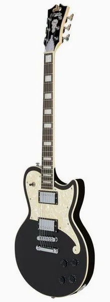 DAngelico Premier Atlantic Black Flake, yksityiskohta 3