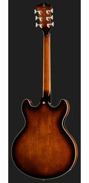 DAngelico Premier DC Brown Burst, yksityiskohta 3