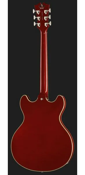 DAngelico Premier DC Burnt Red, yksityiskohta 3