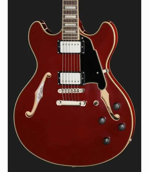 DAngelico Premier DC Burnt Red, yksityiskohta 4