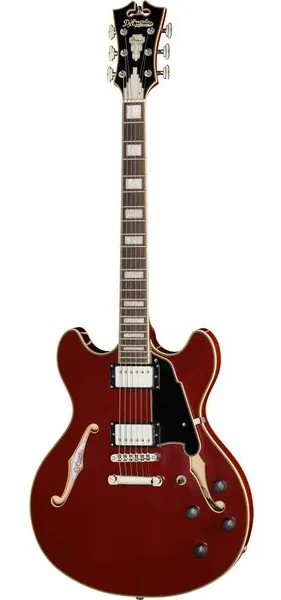 DAngelico Premier DC Burnt Red edestä