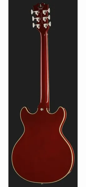 DAngelico Premier Mini DC Burnt Red, yksityiskohta 3
