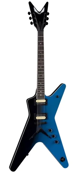 Dean Guitars ML 79 Black Blue Fade edestä