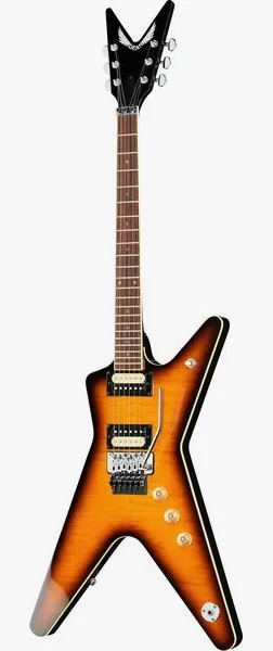 Dean Guitars ML 79 Floyd Flame Maple TBZ edestä