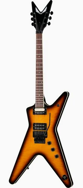 Dean Guitars ML 79 Fld Flame Top Duncan TBZ edestä