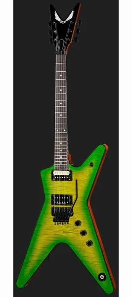 Dean Guitars USA ML Floyd Flame Top Slime, yksityiskohta 2