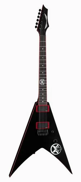 Dean Guitars Vengeance Greg Tribbett BK edestä