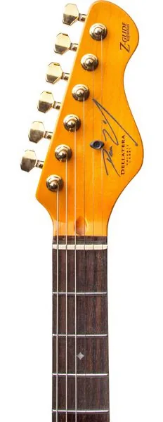 Dean Zelinsky Private Label Dellatera ATW Walnut Burst, yksityiskohta 2