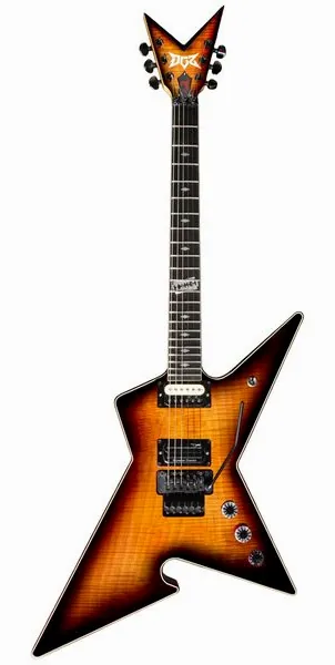 DGZ Dime Guitarz  Culprit Standard Tobacco SB edestä