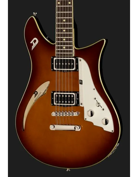 Duesenberg Double Cat 12 Vintage Burst, yksityiskohta 4