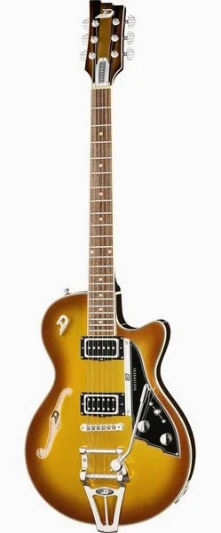 Duesenberg Starplayer TV Gold Burst edestä