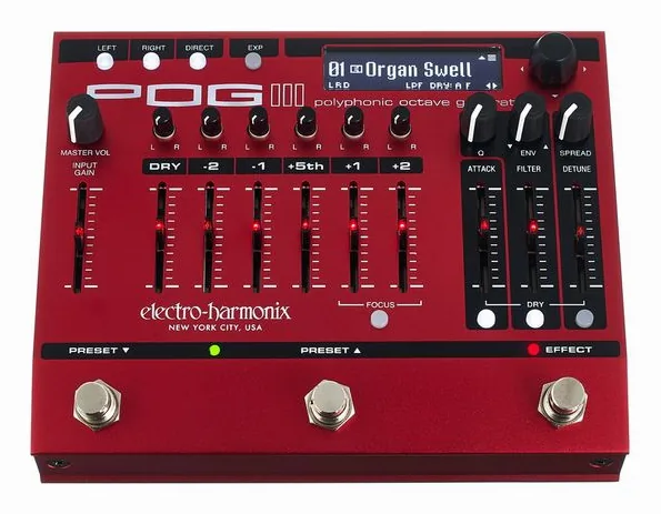Electro Harmonix POG3 Octaver, yksityiskohta 3