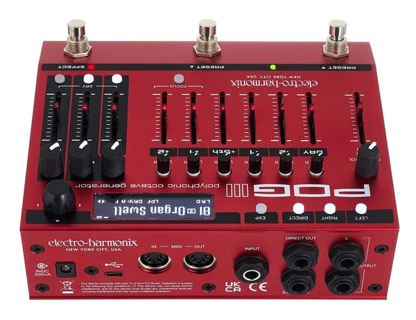 Electro Harmonix POG3 Octaver, yksityiskohta 5