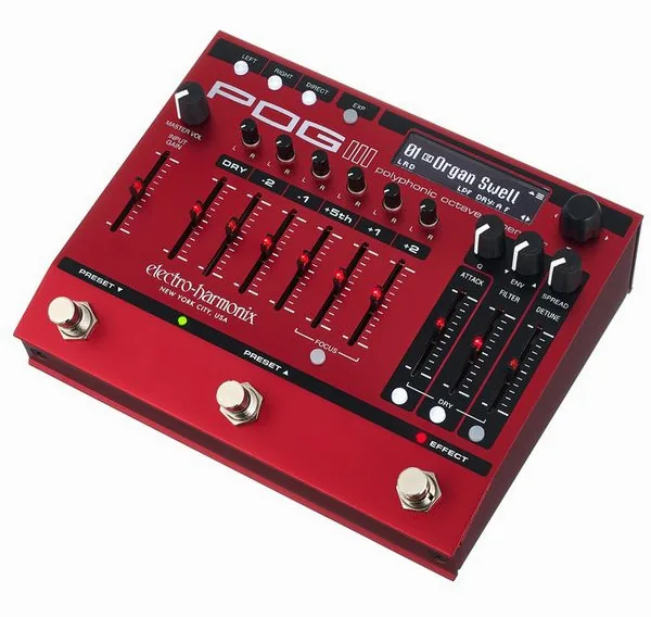 Electro Harmonix POG3 Octaver edestä