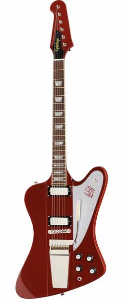 Epiphone 1963 Firebird V Ember Red edestä
