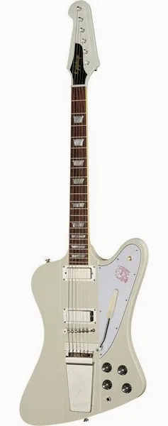 Epiphone 1963 Firebird V Vibrola PW edestä