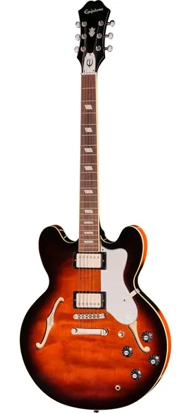 Epiphone Bonehead Riviera DTSB edestä