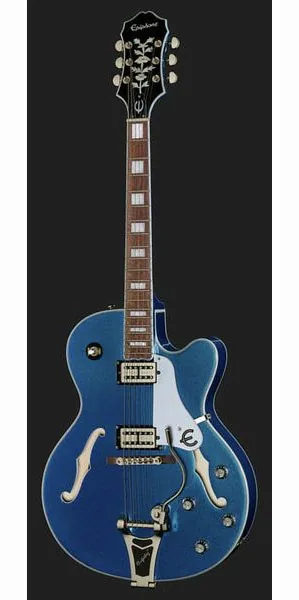 Epiphone Emperor Swingster Delta Blue, yksityiskohta 2