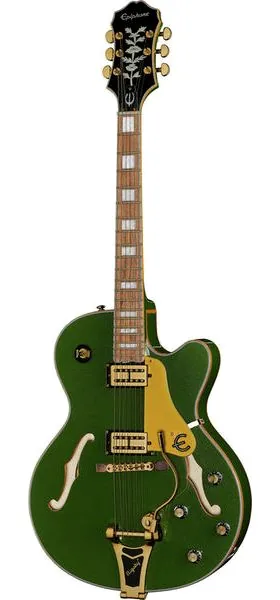 Epiphone Emperor Swingster Forest Green edestä
