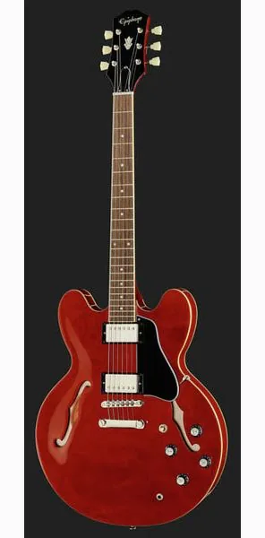 Epiphone ES-335 Cherry, yksityiskohta 2
