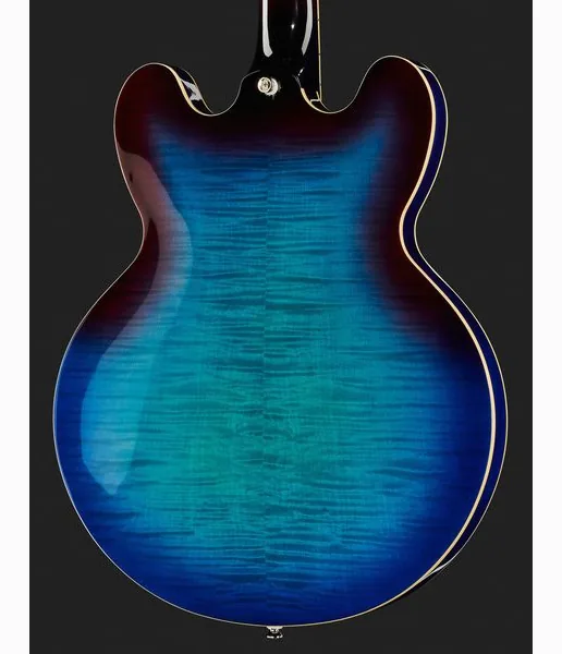 Epiphone ES-335 Figured Blueberry Burst, yksityiskohta 5