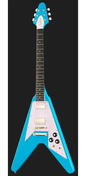 Epiphone Flying V 70s Maui Blue, yksityiskohta 2