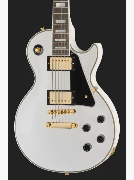Epiphone Les Paul Custom Alpine White, yksityiskohta 4