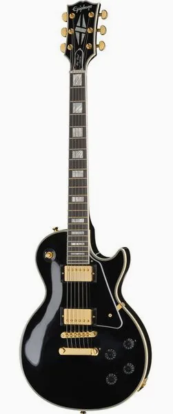 Epiphone Les Paul Custom Ebony IGC edestä