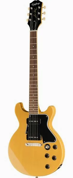 Epiphone Les Paul Special DC TV Yellow edestä
