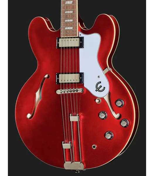 Epiphone Riviera Sparkling Burgundy, yksityiskohta 4
