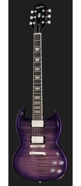 Epiphone SG Modern Figured Purple Burst, yksityiskohta 2