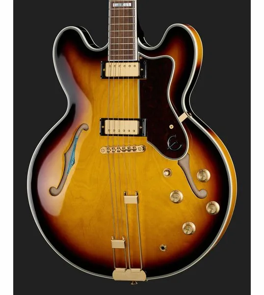 Epiphone Sheraton Vintage Sunburst, yksityiskohta 3