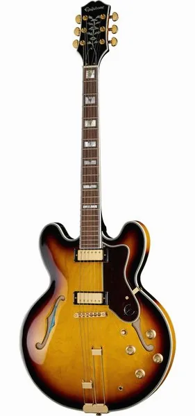 Epiphone Sheraton Vintage Sunburst edestä
