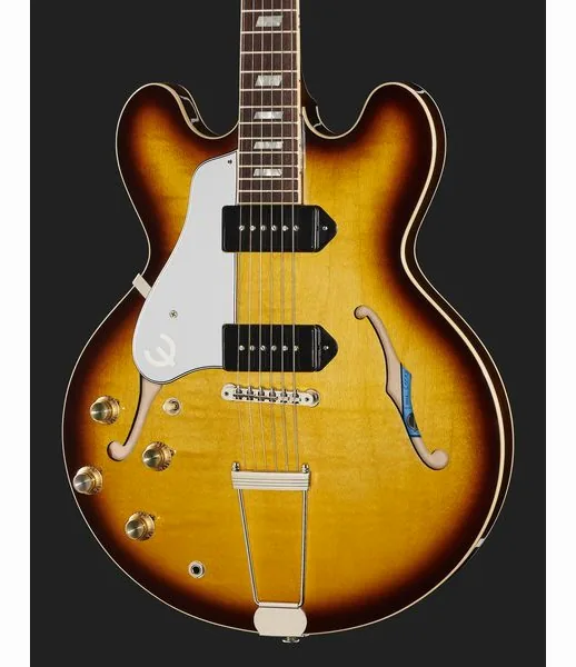 Epiphone USA Casino Vintage Sunburst LH, yksityiskohta 4