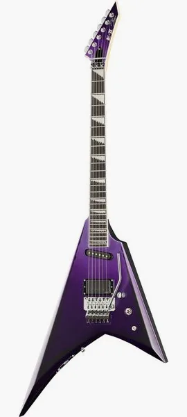 ESP E-II Alexi Ripped Sawtooth edestä