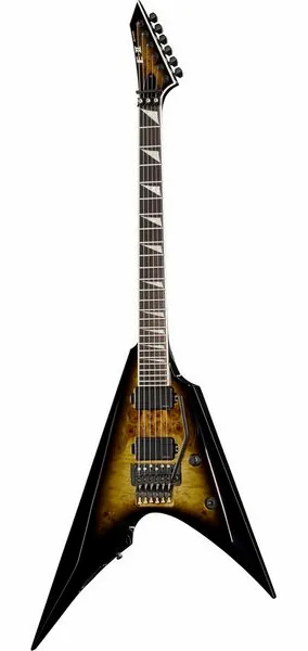 ESP E-II Arrow Nebula Black Burst edestä