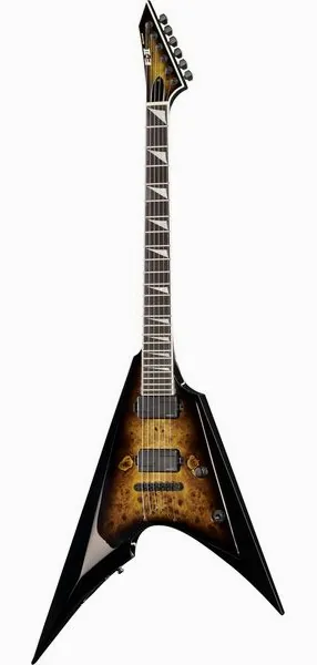 ESP E-II Arrow NT Nebula Black Bst edestä