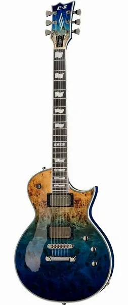 ESP E-II Eclipse BM Blue Nat Fade edestä